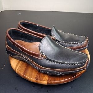 Allen Edmonds Boulder Driving Mocs Men's Shoes Size 8.5 D Brown Black Leather